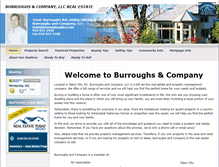 Tablet Screenshot of burroughsandco.com